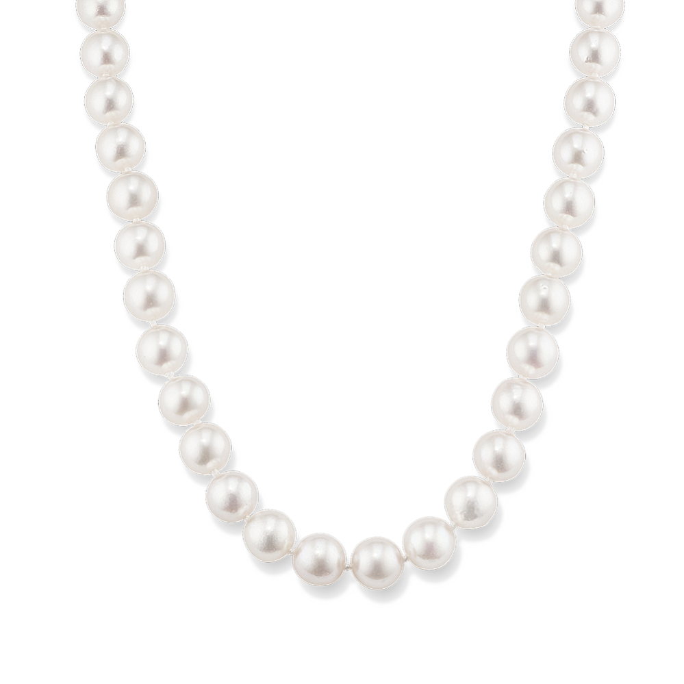 7mm akoya pearl necklace discount