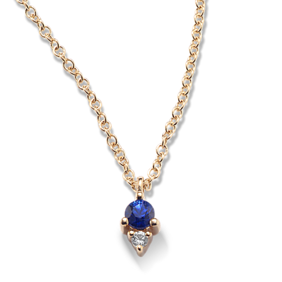 Cordoba Blue & White Sapphire Pendant
