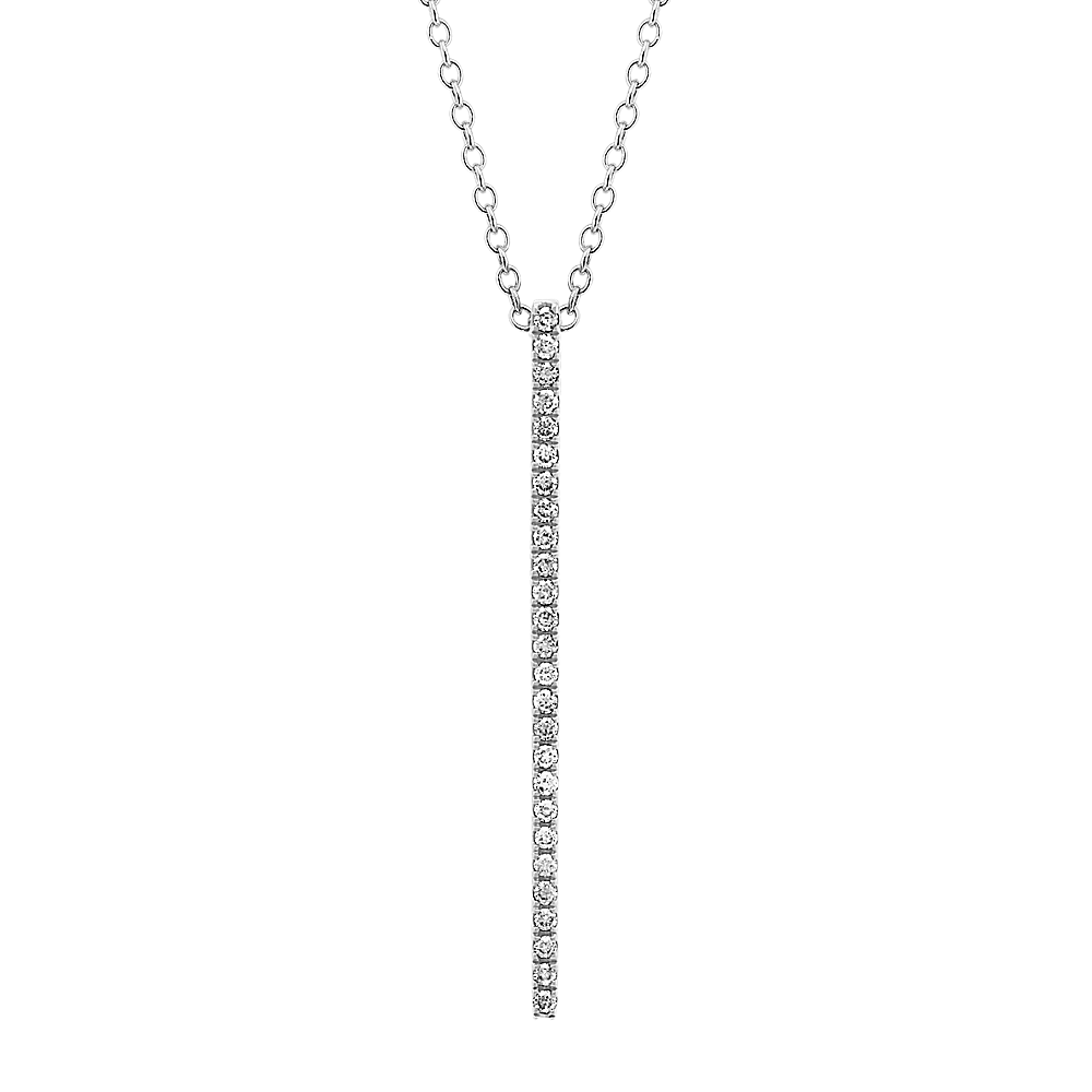 14K White Gold Two-Necklace Layering Clasp