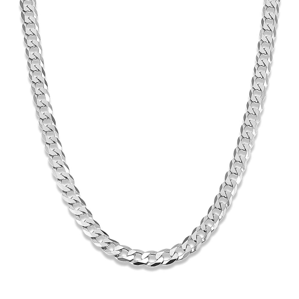 22'' Sterling Silver Curb Chain (5.9mm)