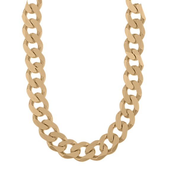 Vermeil 14K Yellow Gold Curb Chain (18 in)