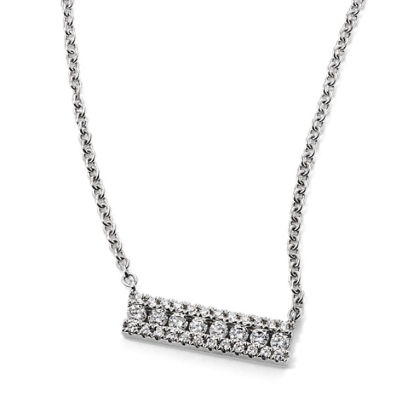 Diamond Bar Necklace (18 in)