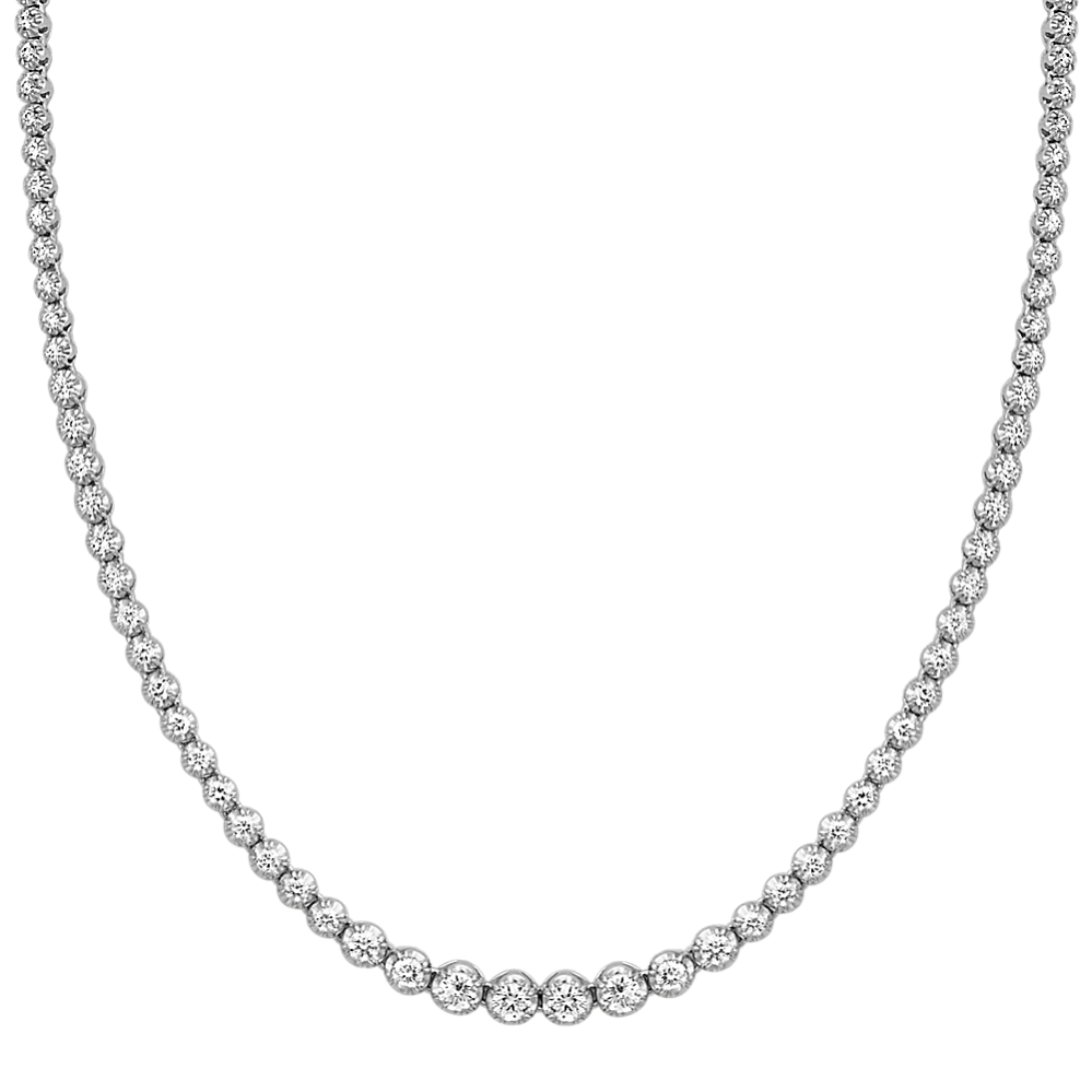 Diamond Eternity Necklace (17 in)