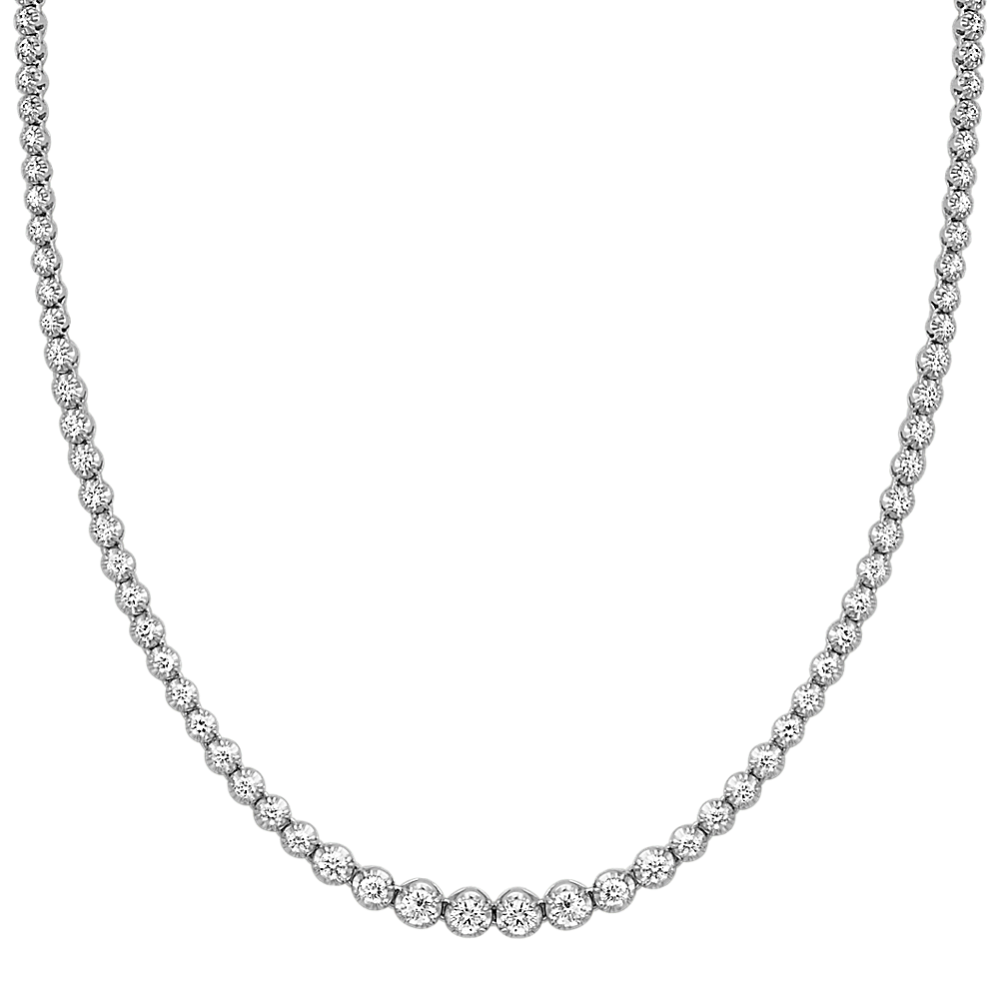 Diamond Eternity Necklace (17'')