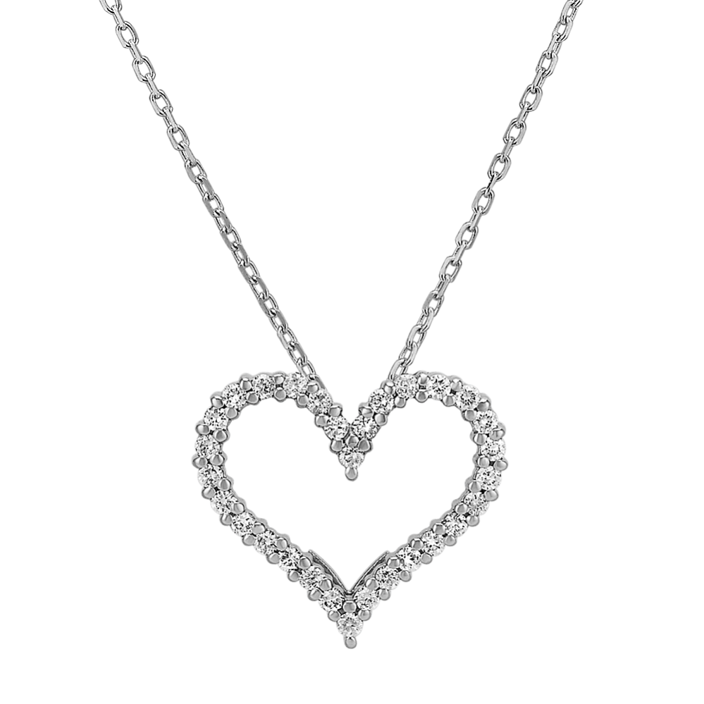 Diamond Heart Pendant (18 in)
