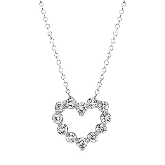 Diamond Heart Pendant In Rose Gold 18 Shane Co - Heart Pendant In Diamond Diamond Heart Pendant In Rose Gold 18 Shane Co - Heart Pendant In Diamond