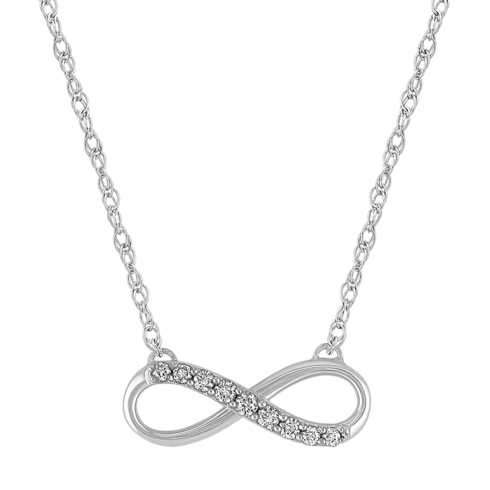 Diamond Infinity Necklace (18 in)