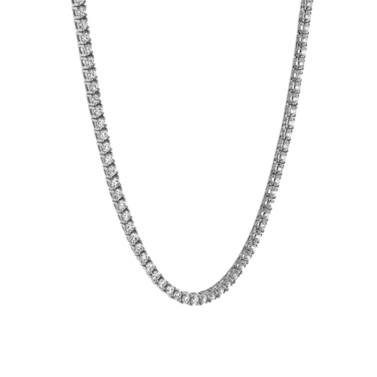Sunlight 5 ct. Natural Diamond Tennis Necklace (18 in)