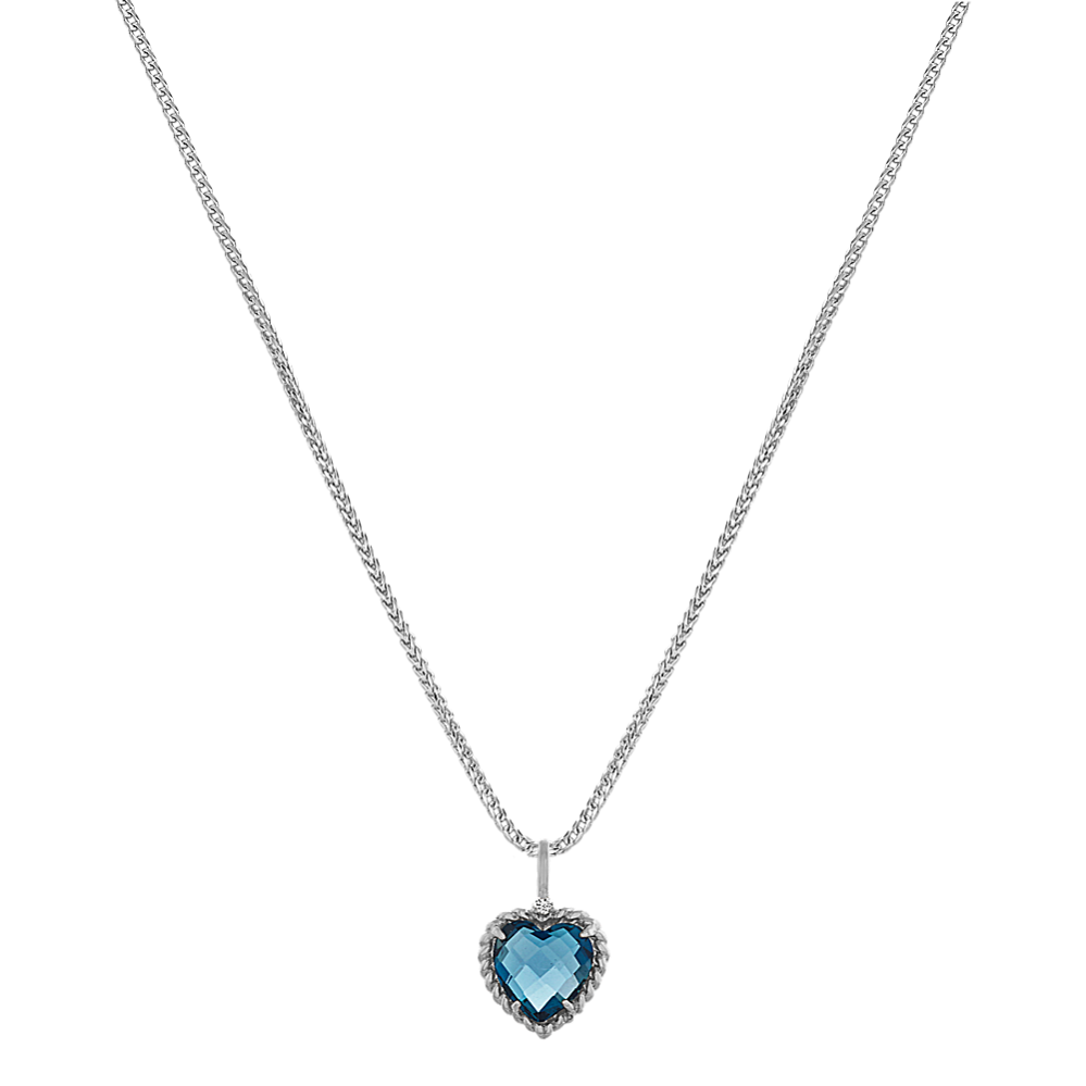 Samaira Jewelry Mother & Child Diamond Heart Pendant – 14K Gold Plated 925 Sterling Silver, 0.05cttw, 18 Inch Chain