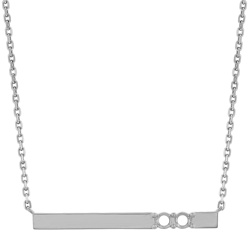 Pick-Your-Gems Bar Necklace