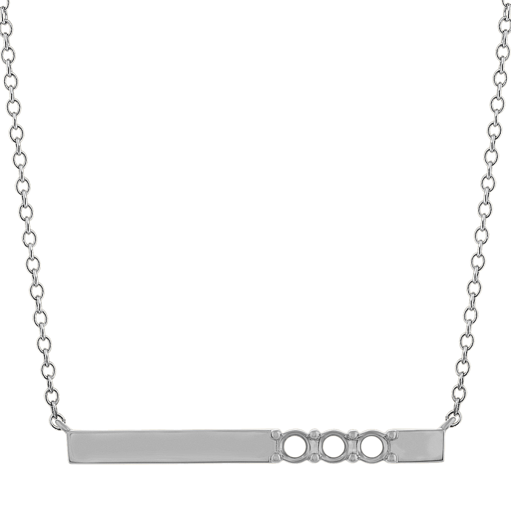 Family Collection Bar Necklace (20 in)