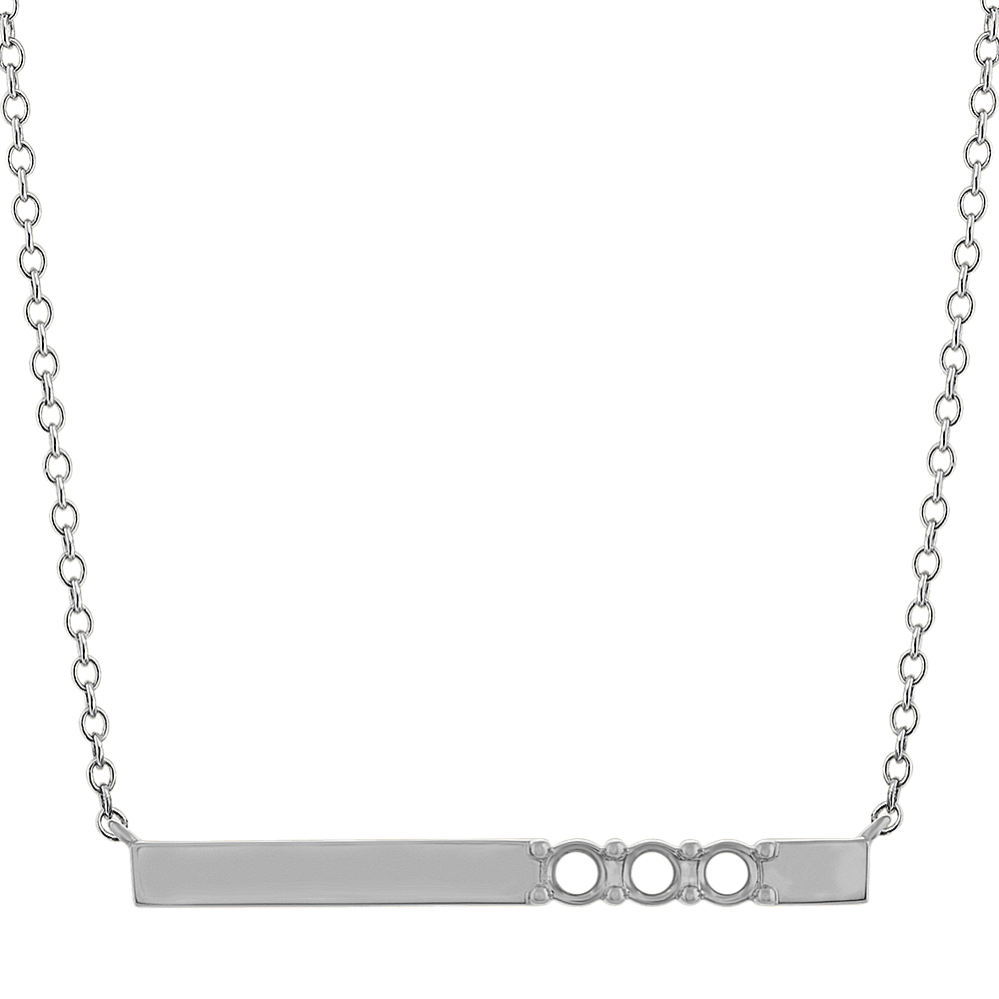 Pick-Your-Gems Bar Necklace