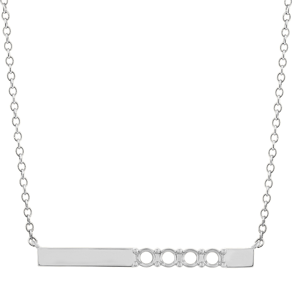 Pick-Your-Gems Bar Necklace