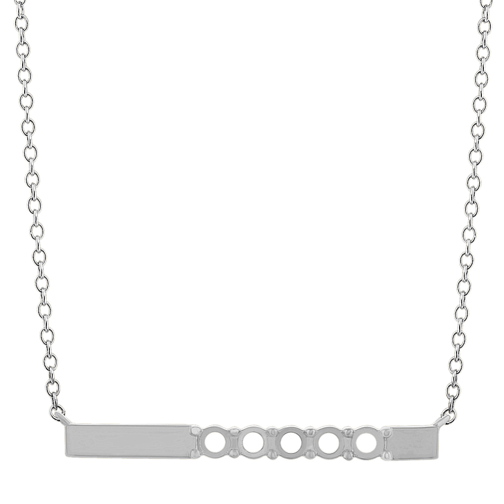 Pick-Your-Gems Bar Necklace