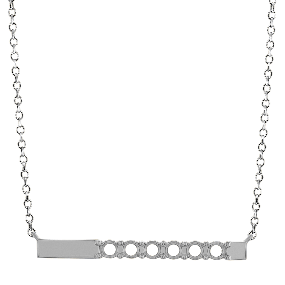 Pick-Your-Gems Bar Necklace