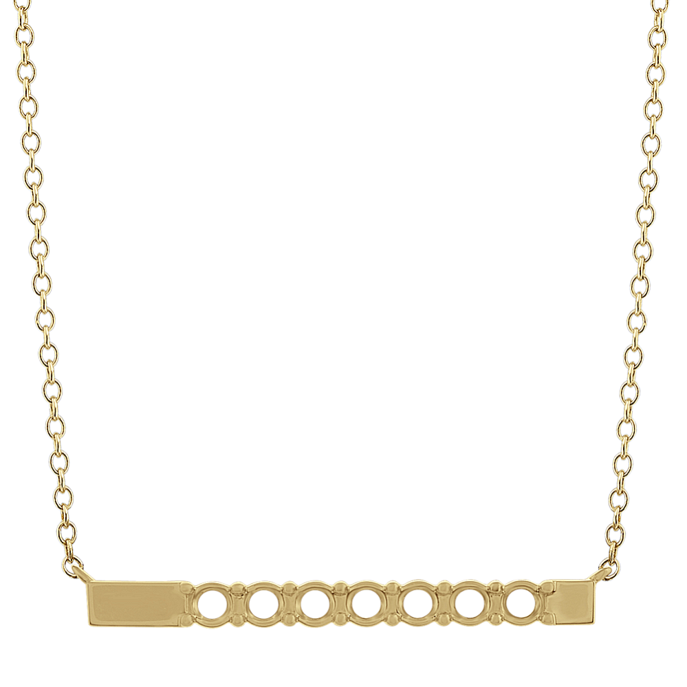Pick-Your-Gems Bar Necklace