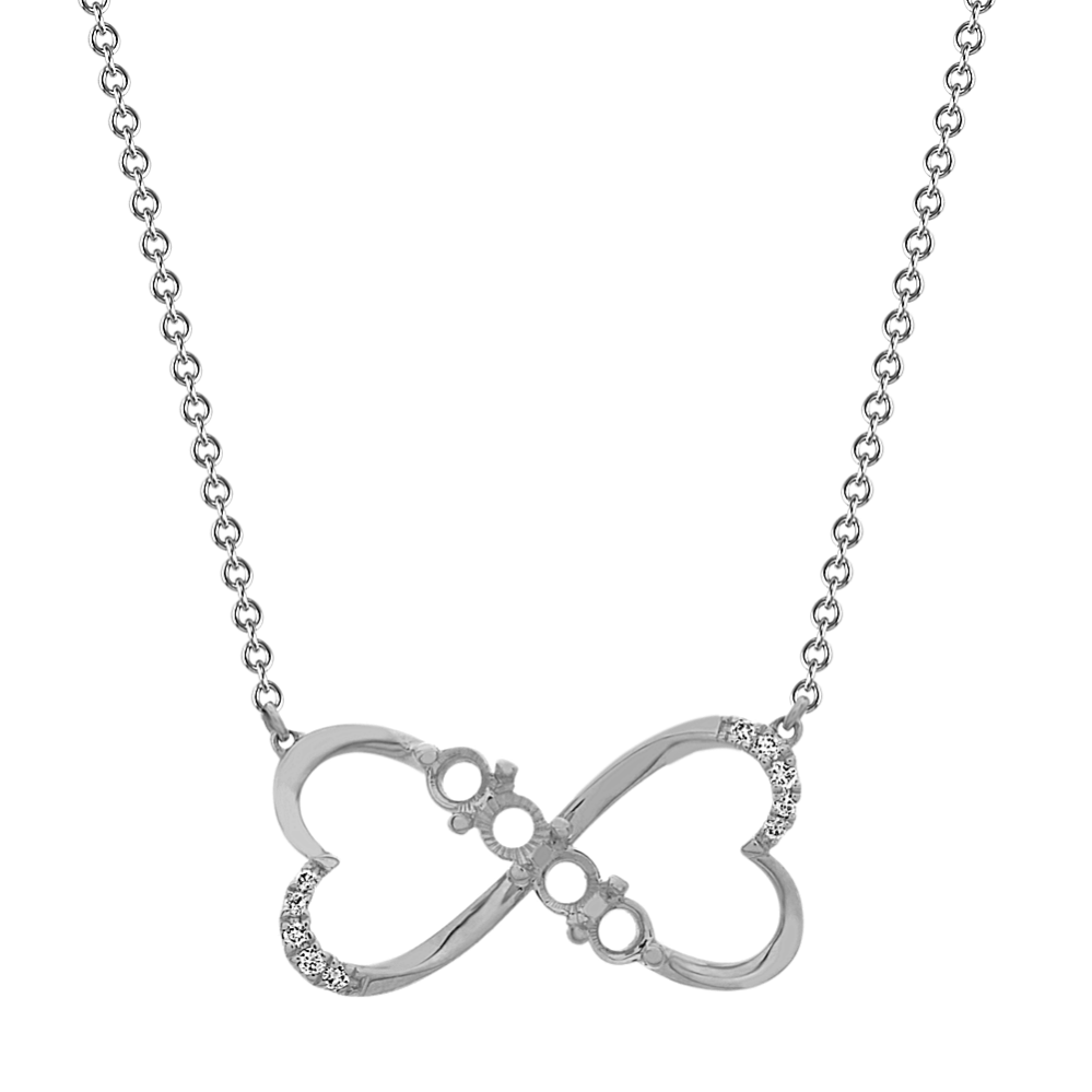 Family Collection Infinity Heart Necklace (18 in)