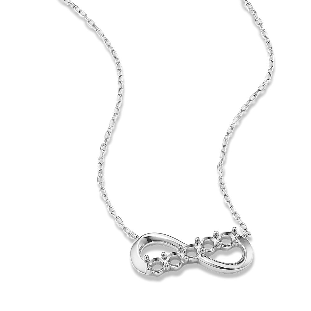 Pick-Your-Gems Infinity Necklace