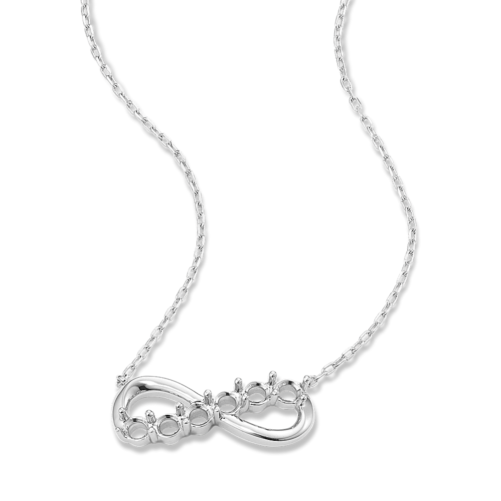 Pick-Your-Gems Infinity Necklace