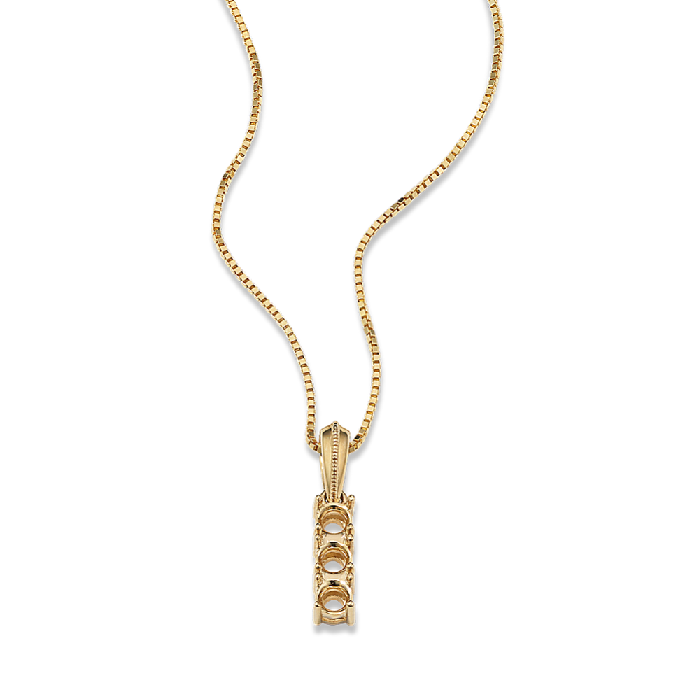 Pick-Your-Gems Vertical Bar Necklace