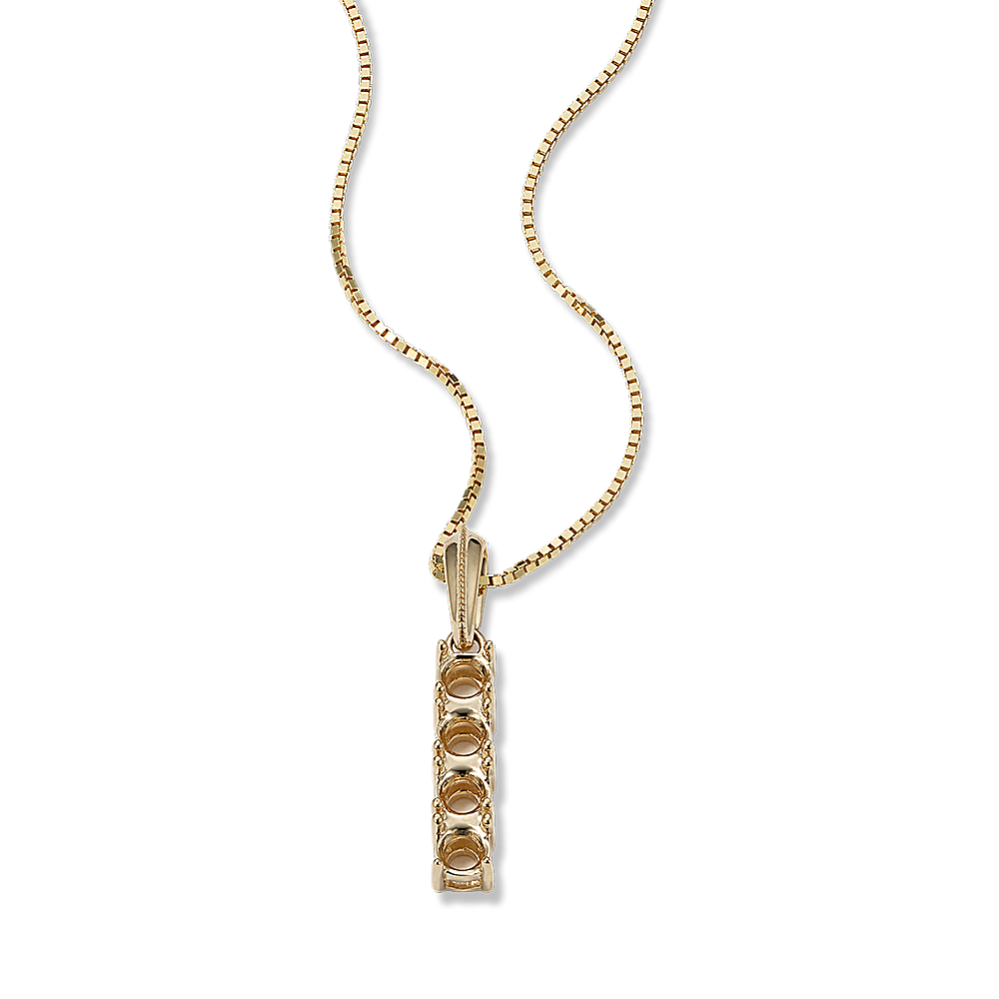 Pick-Your-Gems Vertical Bar Necklace