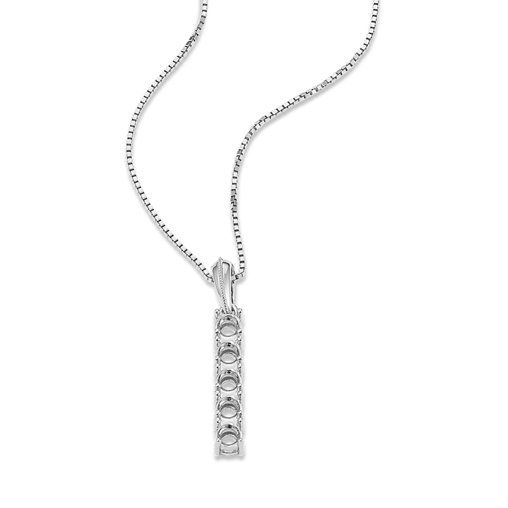 Pick-Your-Gems Vertical Bar Necklace