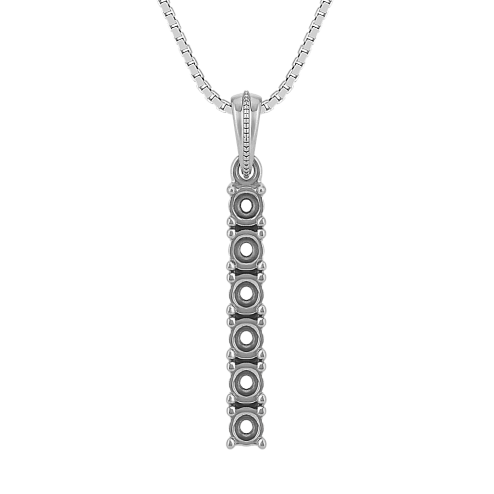 Pick-Your-Gems Vertical Bar Necklace