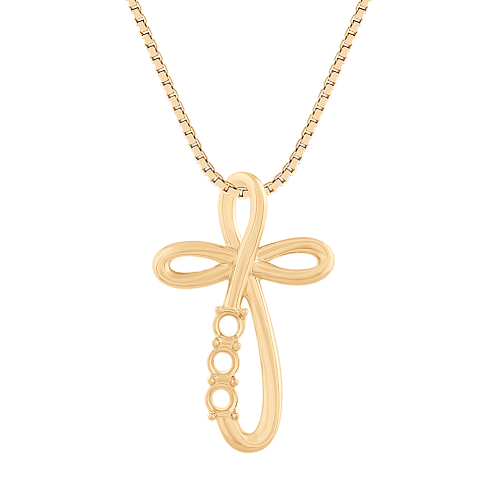 Pick-Your-Gems Cross Pendant