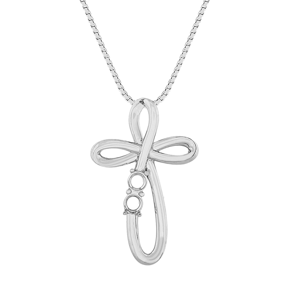 Pick-Your-Gems Cross Pendant