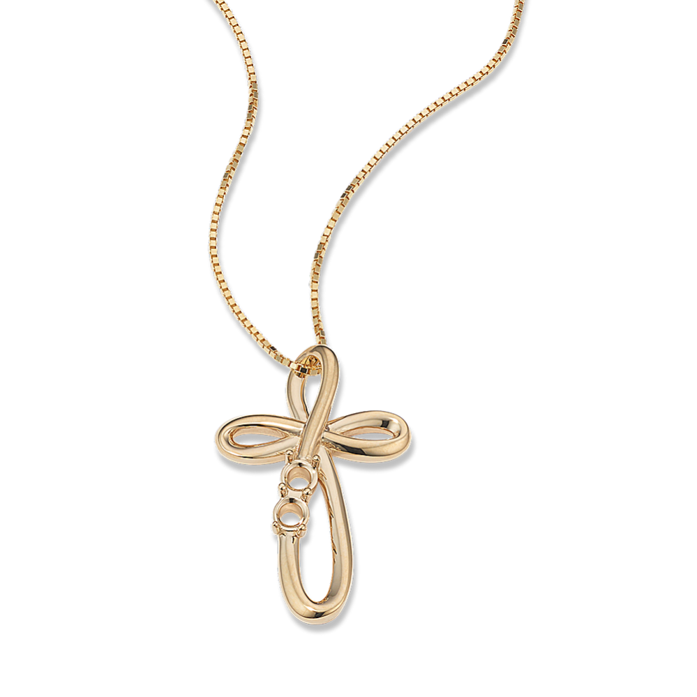 Pick-Your-Gems Cross Pendant