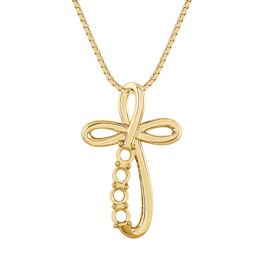 Pick-Your-Gems Cross Pendant