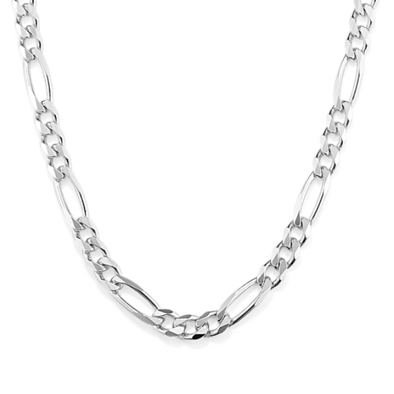 22'' Sterling Silver Figaro Chain (4.4mm)