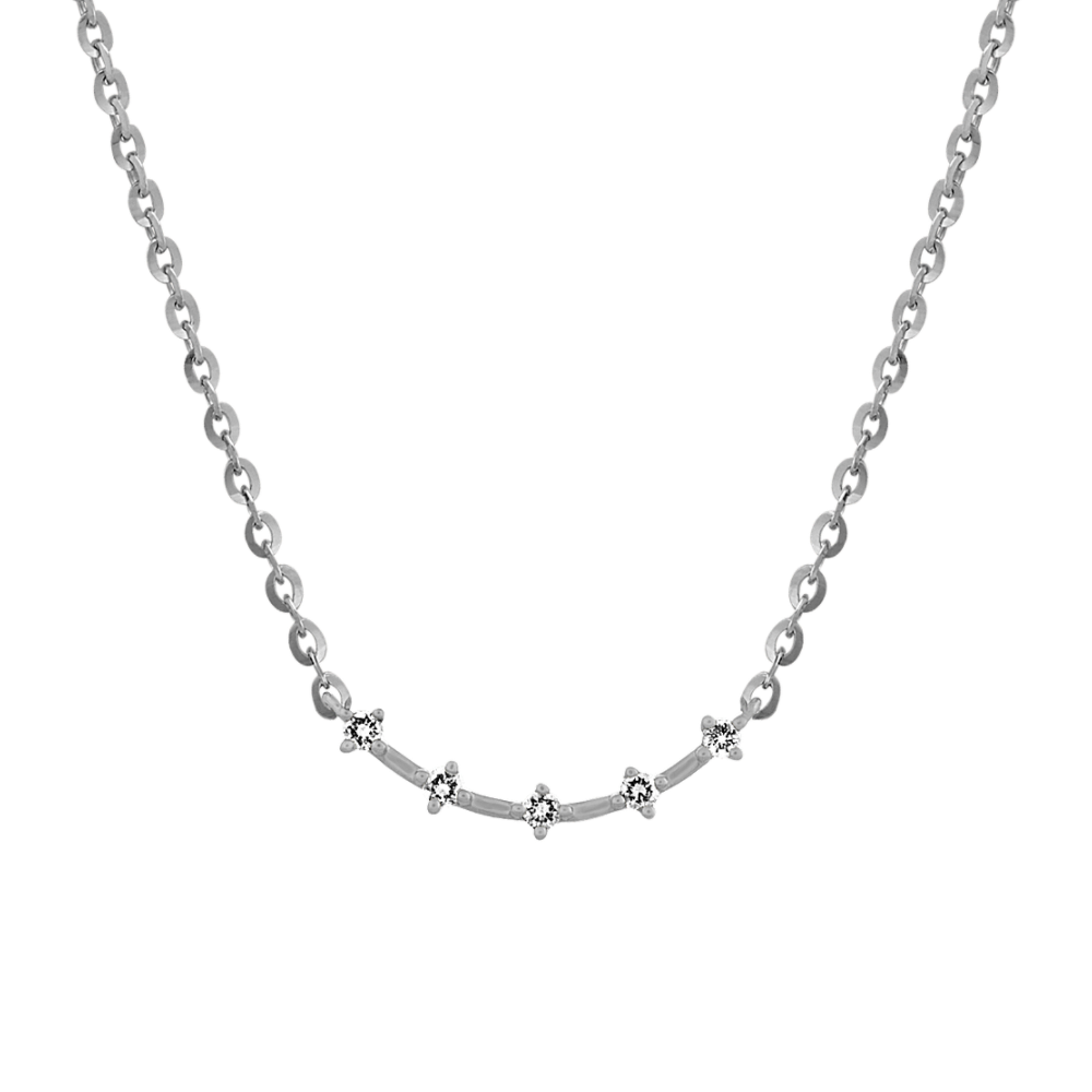 14K White Gold Two-Necklace Layering Clasp