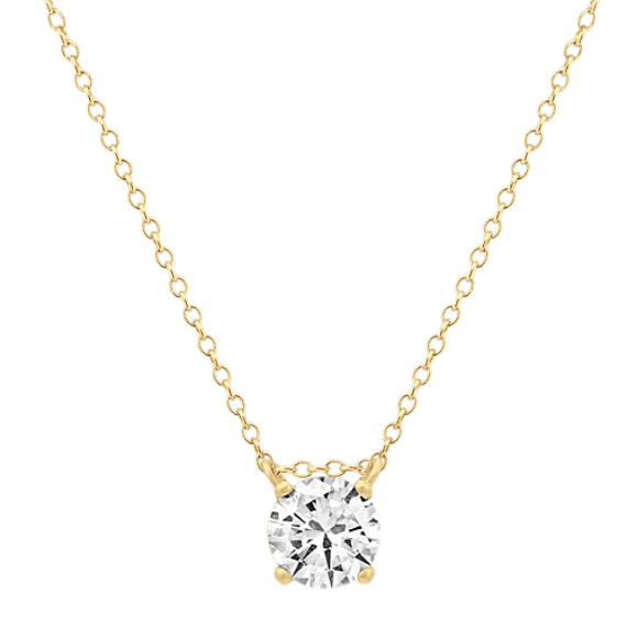 Floating 1ct Diamond Solitaire Pendant (18 in)