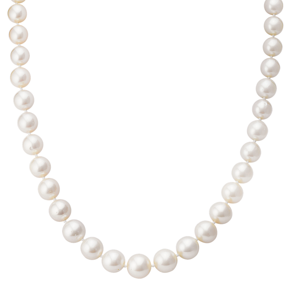 Graduated 7-11mm Freshwater Cultured Pearl Strand (18 in)