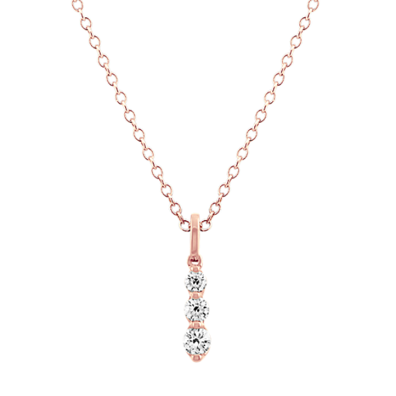 0.20 tcw Three-Stone Diamond Pendant
