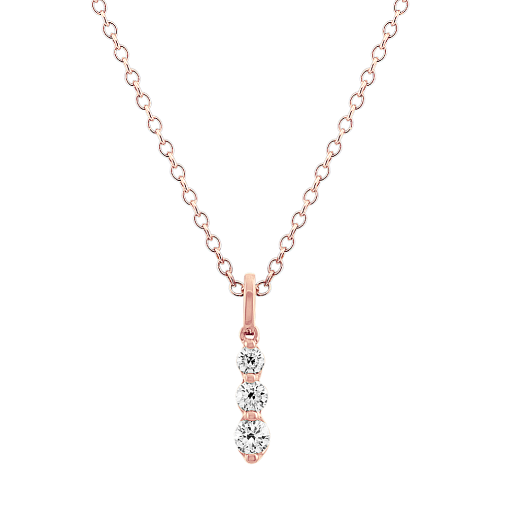 0.20 tcw Three-Stone Diamond Pendant
