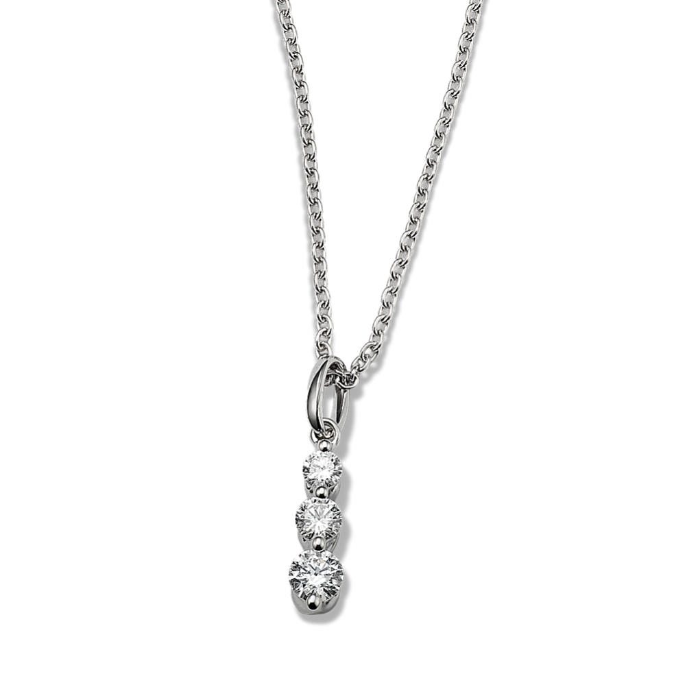 0.20 tcw Three-Stone Diamond Pendant