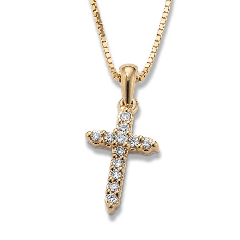 Helene Diamond Cross Pendant