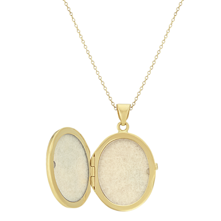 Real gold locket necklace sale