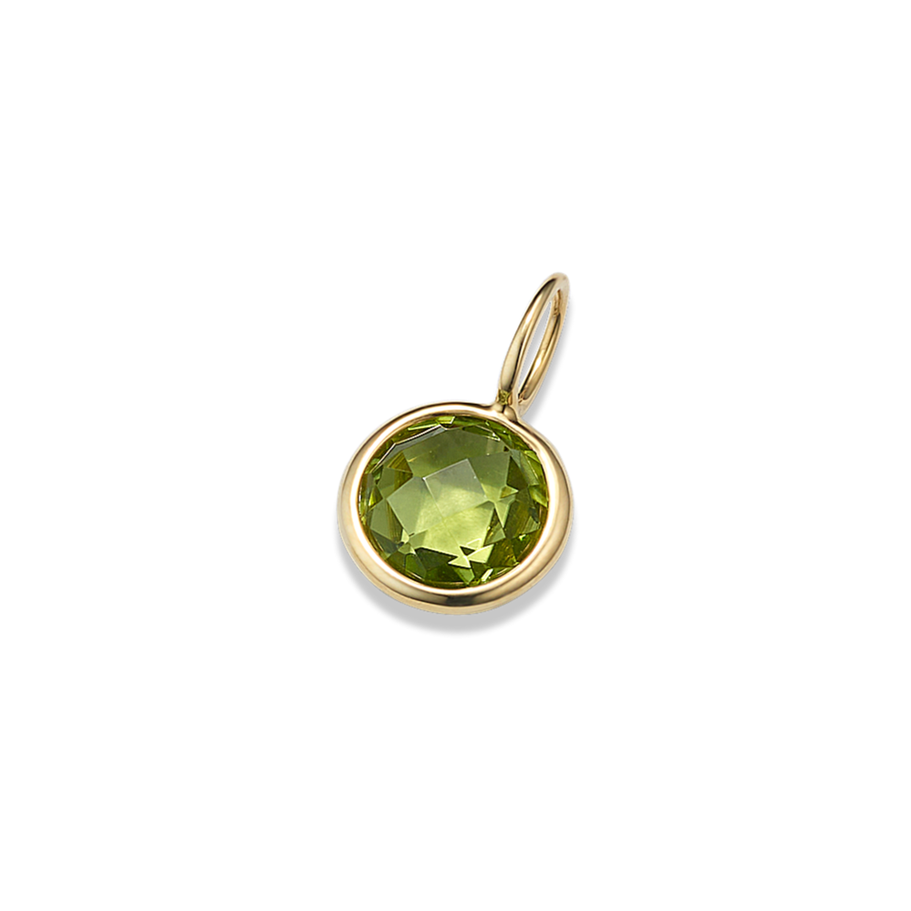 Peridot Bezel Charm