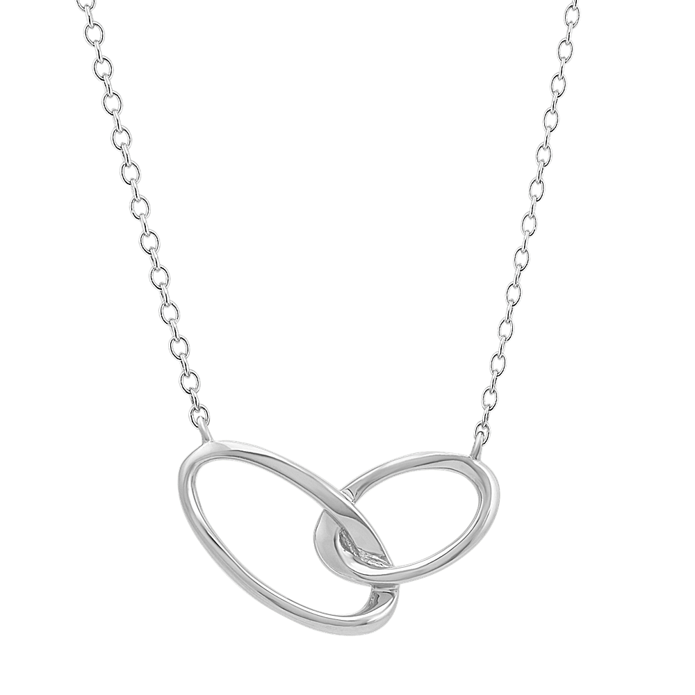 Interlocking Oval Necklace (18 in) | Shane Co.