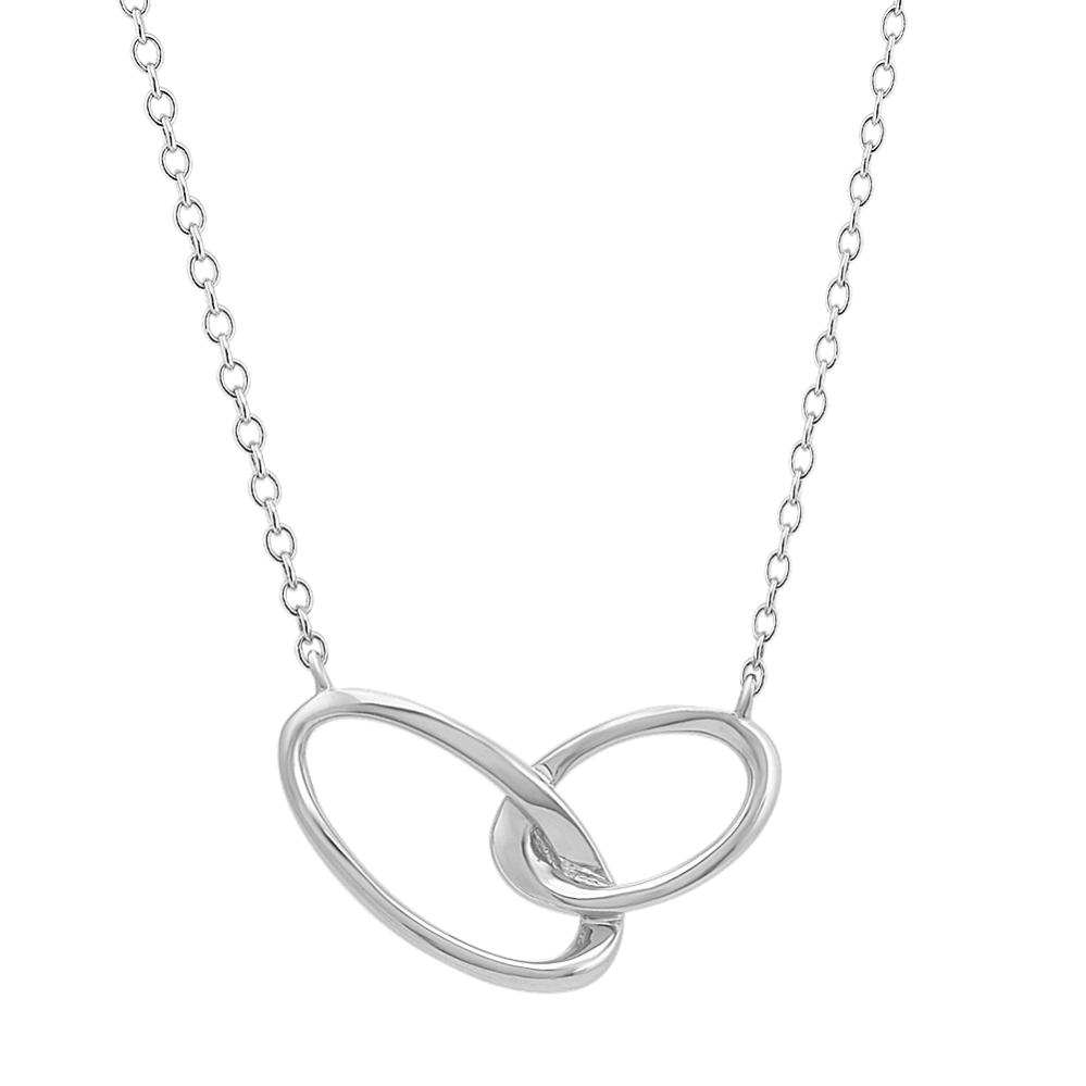 Interlocking Oval Necklace (18'')