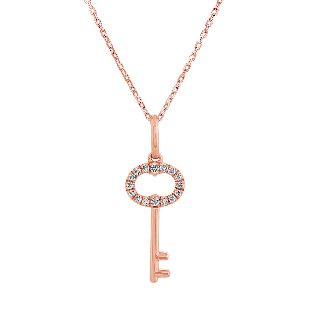 Key-to-Your-Heart Diamond Pendant