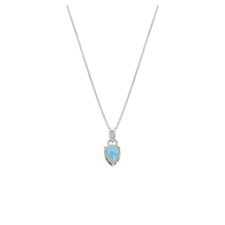 London Blue Topaz Ring Earrings and Pendant Matching Set