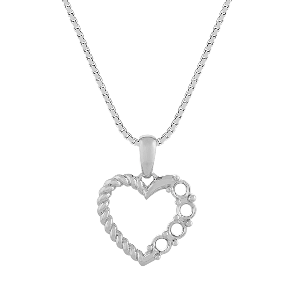 Pick-Your-Gems Heart Pendant