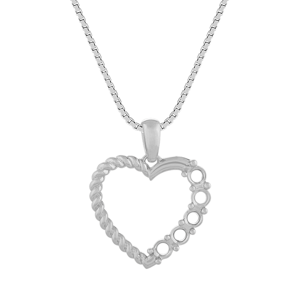 Pick-Your-Gems Heart Pendant