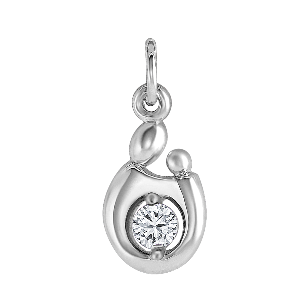Pick-Your-Gem Mother & Child Charm