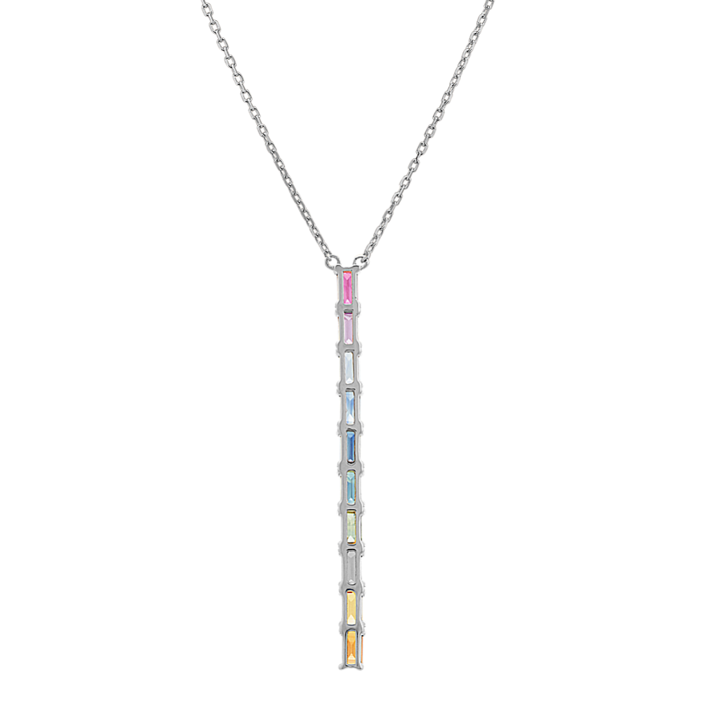 正規品・関税込み◆HEI◆BAGUETTE LAYERED NECKLACE Baguette Crystal Necklace Gold Vermeil Pendant Necklace