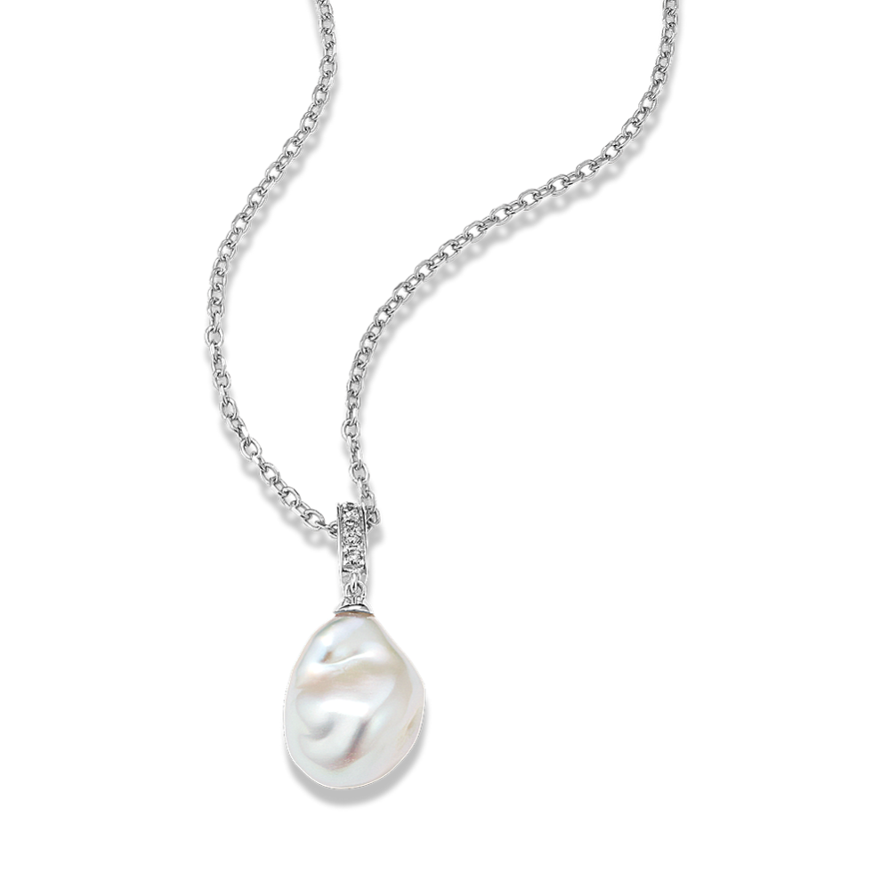 Nahla Cultured Keshi Freshwater Pearl Pendant